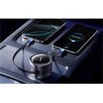 Baseus Enjoyment Max s káblami USB-C+USB-C 60 W, čierna