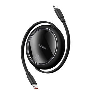 Baseus Free2Pull kábel USB-C navíjací, 1m, čierny