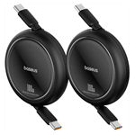 Baseus Free2Pull kábel USB-C navíjací, 2m (2ks)