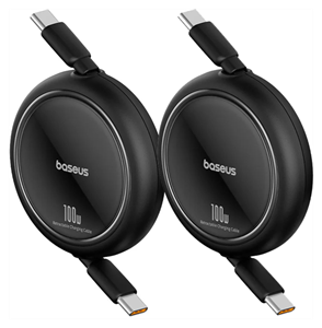 Baseus Free2Pull kábel USB-C navíjací, 2m (2ks)