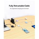 Baseus Free2Pull kábel USB-C navíjací, 2m (2ks)