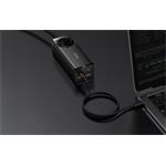 Baseus GaN3 Pro rýchlo nabíjací stolní adaptér 2x USB-C + 2x USB-A + AC 100W 1.5m kabel černá