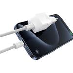 Baseus GaN5 30W, rýchlo nabíjačka + kábel USB-C, 1m, biela