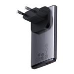 Baseus GaN5 Pro Ultra Slim 65W, 1xUSB, 1xUSB-C, čierna
