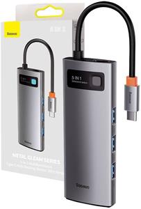 Baseus Hub 5v1 HUB Type-C, USB-C PD 100W, 3x USB 3.0, HDMI