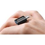 Baseus Ingenuity Mini OTG redukcia USB-C na USB-A M/F, čierna