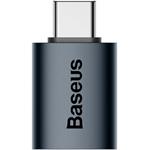 Baseus Ingenuity Mini OTG redukcia USB-C na USB-A M/F, modrá