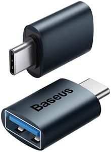 Baseus Ingenuity Mini OTG redukcia USB-C na USB-A M/F, modrá