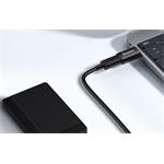 Baseus Ingenuity OTG redukcia USB-A na USB-C M/F, čierna