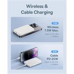 Baseus Magnetic Mini 5000mAh, 20W, biela