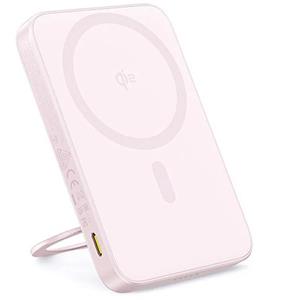 Baseus PicoGo Qi2 powerbanka magnetická 5000mAh, 20W, ružová