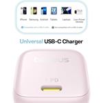 Baseus PicoGo USB-C rýchlo nabíjačka 45W, ružová