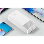 Baseus powerbank Bipow 30000mAh, 15W, biela