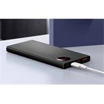 Baseus powerbanka Adaman Metal, 10000 mAh, 22,5 W, 2xUSB, USB-C, 22,5W (čierna)