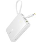 Baseus powerbanka PicoGo Digital Display 10000mAh 45W, biela