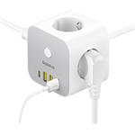 Baseus PowerCombo Cube 20W 3 x zásuvka, 3xUSB, 1xUSB-C