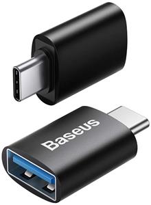 Baseus redukcia USB-C na USB-A M/F, čierna