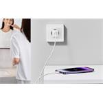 Baseus rýchlo nabíjačka USB-C, GaN5 30W, biela