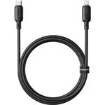 Baseus Silky kábel USB-C na Lightning 20W, 1,0m, čierny