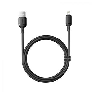 Baseus Silky kábel USB na Lightning 2.4A 1,0m, čierny