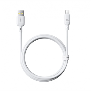 Baseus Silky kábel USB na USB-C 100W, 1,0m, biely