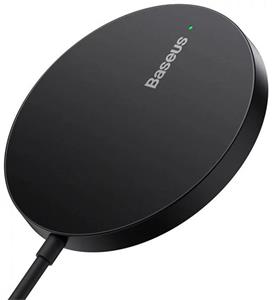 Baseus Simple Mini3 bezdrôtová nabíjačka 15W, čierna