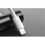 Baseus Simple Wisdom kábel USB na Lightning, (2 ks/sada), 1,5 m, biely