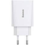 Baseus Speed Mini rýchlo nabíjačka 20W, USB-C, biela