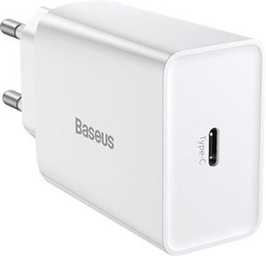 Baseus Speed Mini rýchlo nabíjačka 20W, USB-C, biela