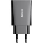 Baseus Speed Mini rýchlo nabíjačka 20W, USB-C, čierna