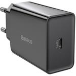 Baseus Speed Mini rýchlo nabíjačka 20W, USB-C, čierna