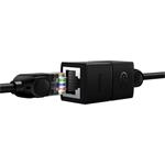 Baseus spojka UTP RJ45 cat.5, čierna