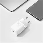 Baseus Super Si 1C, rýchlo nabíjačka 25W + kábel USB-C 3A 1m, biela