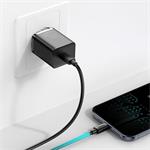 Baseus Super Si Quick Charger USB-C 20W + kábel lightning 1m, čierna