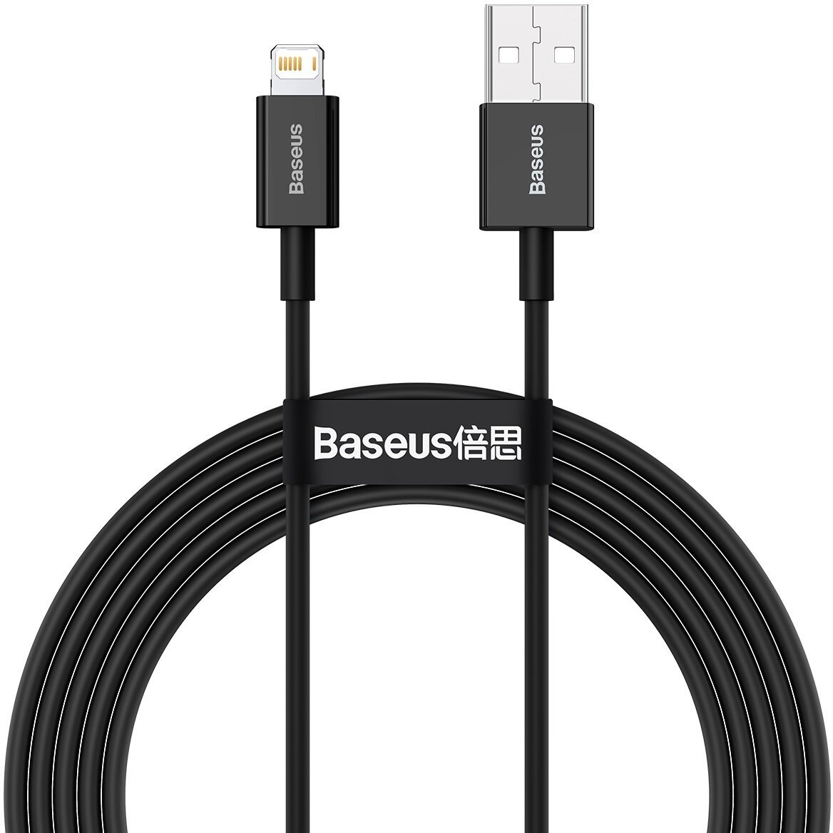 Baseus Superior Series kábel USB na Lightning, 2.4A, 2,0m, čierny