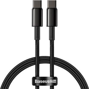 Baseus Tungsten Gold kábel USB-C 100W, 1,0m, čierny