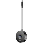 Baseus USB-C hub na USB 3.0 + 3x USB 2.0, 15cm, čierny