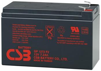 Bateria 12V/7Ah, CSB GP1272 F2, K 6,3 mm