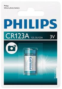 Batéria PHILIPS CR 123A, 1 ks blister