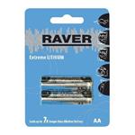 Batéria Raver líthiová AA R06, 2 pack