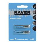 Batéria Raver líthiová R03, AAA, 2 ks