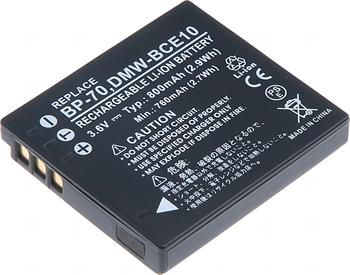 Baterie T6 power Panasonic DMW-BCE10, CGA-S008, 800mAh, černá