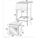 Beko BIM 25801XMS, rúra vstavaná