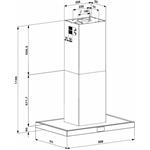 Beko HCI91845BXH, ostrovčekový digestor