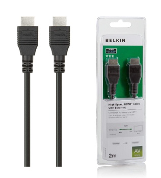 Belkin HDMI-HDMI kábel M/M, 2.0m, prepojovací, (v1.4), nikel