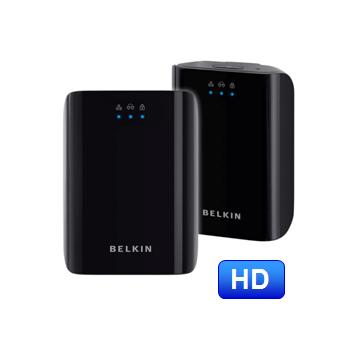 Belkin POWERLINE Gigabit Play sieťový adaptér, 2 ks v balení