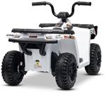 Beneo Arctic Cat, elektrická štvorkolka so zadným pohonom, 12V, 2x25W, biela