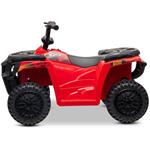 Beneo Arctic Cat, elektrická štvorkolka so zadným pohonom, 12V, 2x25W, červená