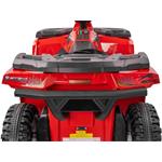 Beneo Arctic Cat, elektrická štvorkolka so zadným pohonom, 12V, 2x25W, červená