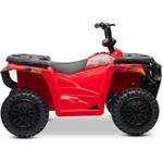 Beneo Arctic Cat, elektrická štvorkolka so zadným pohonom, 12V, 2x25W, červená
